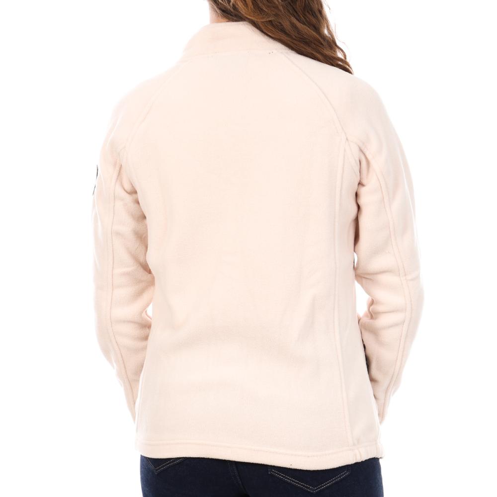 Fleece-Sweatshirt Ecru Frau Best Mountain Victoria Ansicht 2
