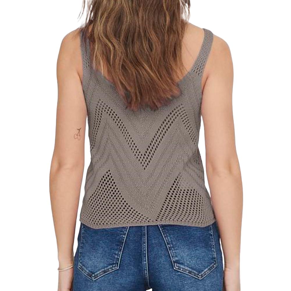 Women's Khaki Crochet Top Jdy 15226348 Photo of the Espace des Marques %store% store - view of %key%