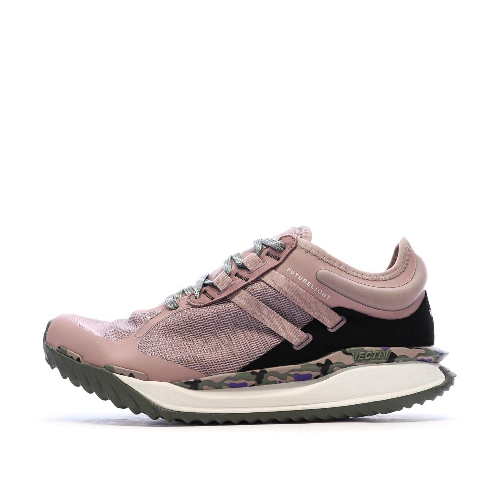 Chaussures Trail Rose/Kaki Femme The North Face VECTIV pas cher