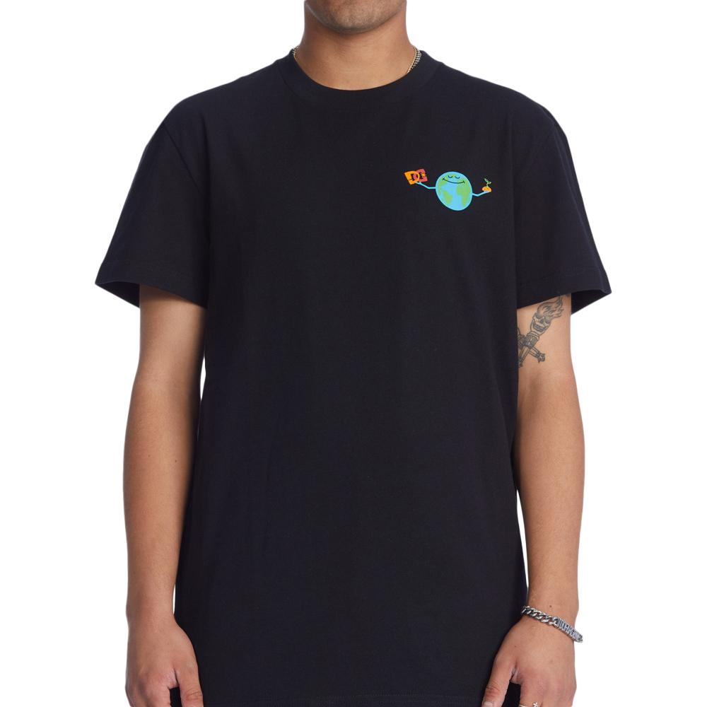 Schwarzes Herren-T-Shirt von DC Shoes „Our World“ günstig