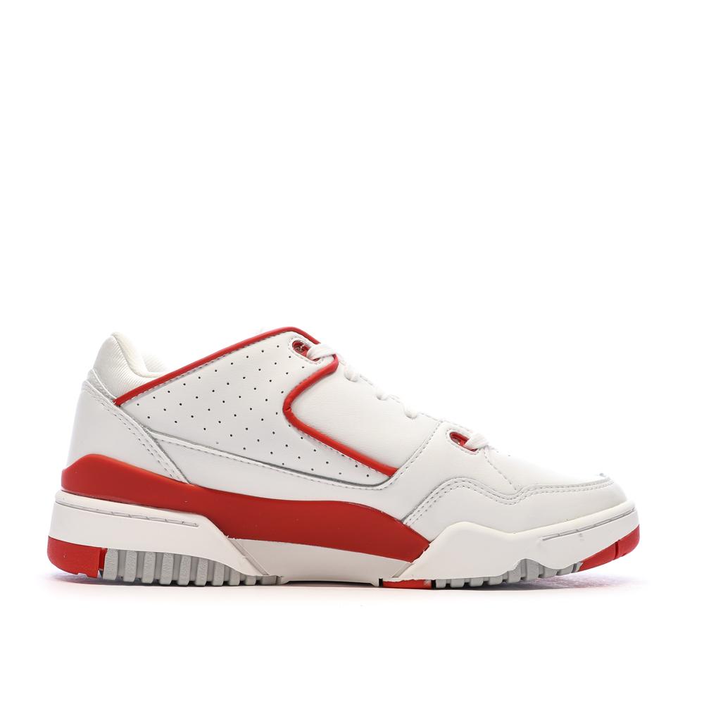 Baskets Blanches/Rouges Homme Le Coq Sportif Nineties vue 2
