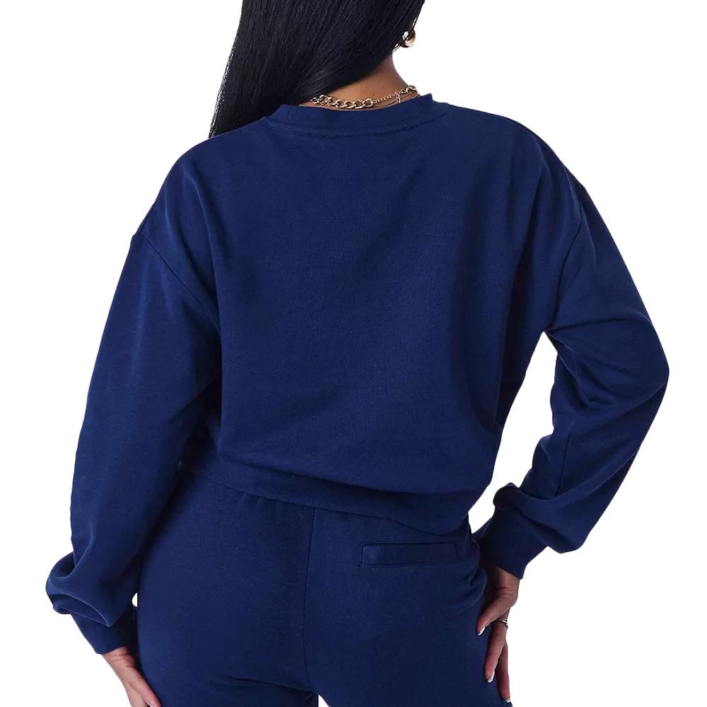Project X Paris Women's Midnight Blue Sweat Top F212103 Photo of the Espace des Marques %store% store - view of %key%