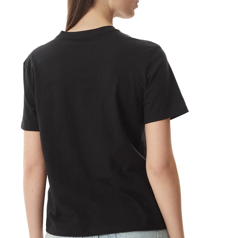 Schwarzes Damen-T-Shirt von Calvin Klein Jeans Classic Ansicht 2