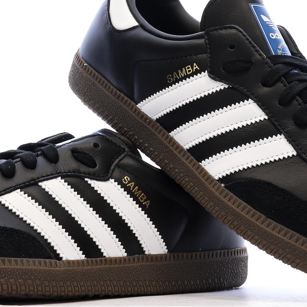 Zapatillas Samba negras y blancas para hombre de Adidas OG ver 7