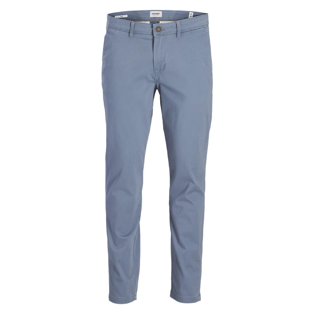 Pantalones Chinos Jack &amp; Jones Barret Azul Hombre ver 2