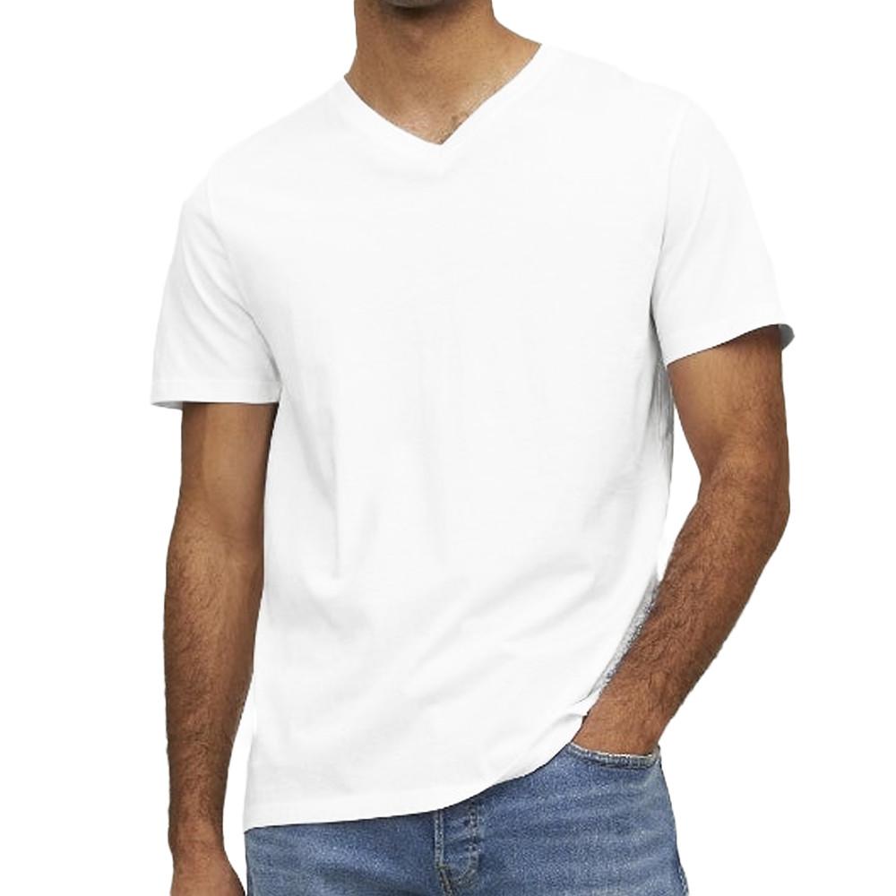T-Shirt Weiß Herren Jack &amp; Jones Basic V günstig