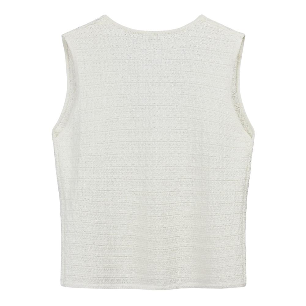 Teddy Smith Millie White Women’s Tank Top Photo of the Espace des Marques %store% store - view of %key%