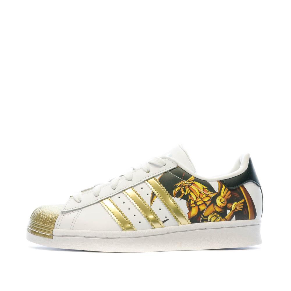 Weiße Sneakers Mixed Adidas Superstar Yu-Gi-Oh günstig