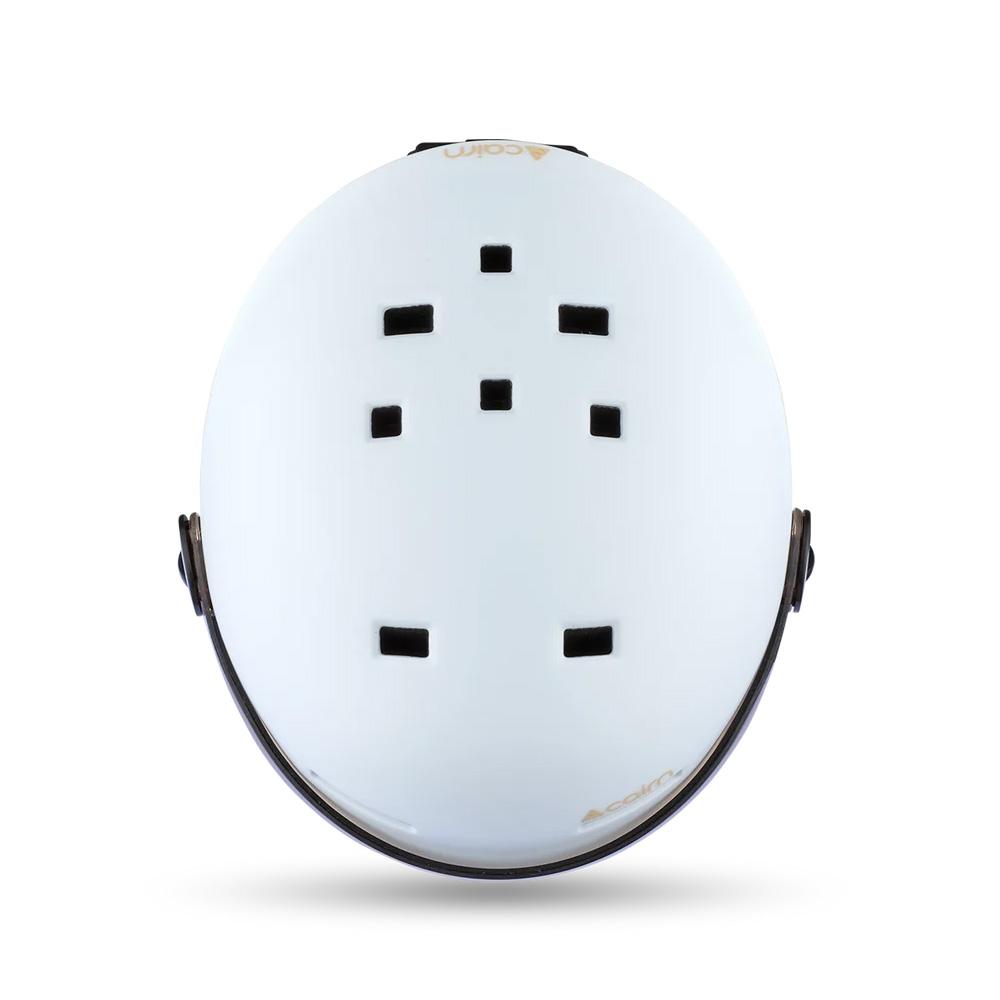 Casque de ski Blanc Mixte Cairn Eclipse Rescue Photochromic vue 3
