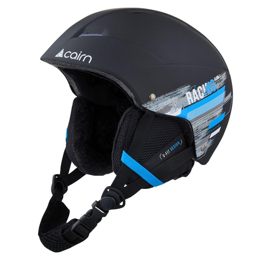 Casque de Ski Noir Garçon Cairn Flow Black Racing pas cher