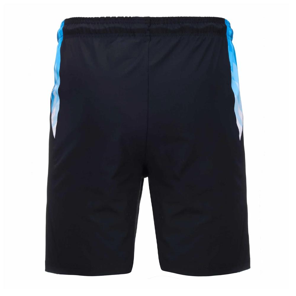 Pantalón Corto Kappa Adrin Negro/Turquesa Niño ver 3