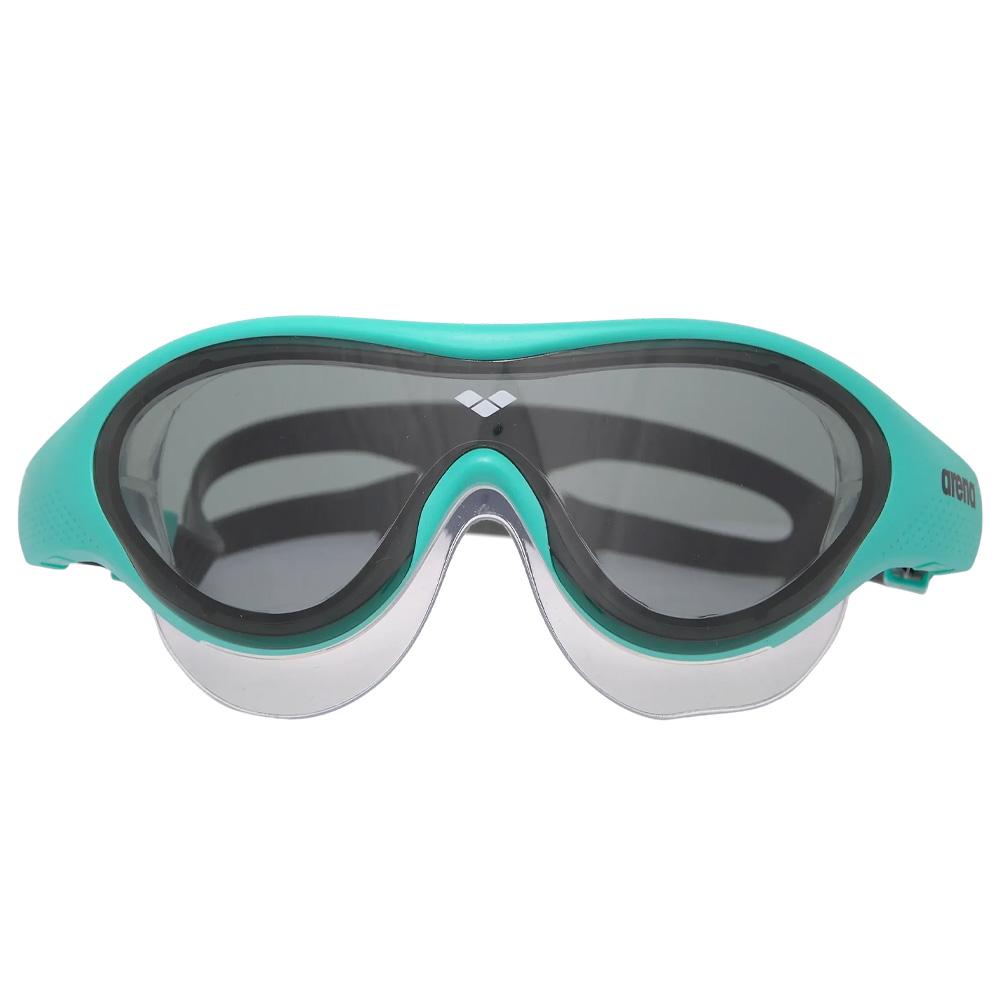 Gafas de natación verdes para niño/niña Arena The One Mask barato