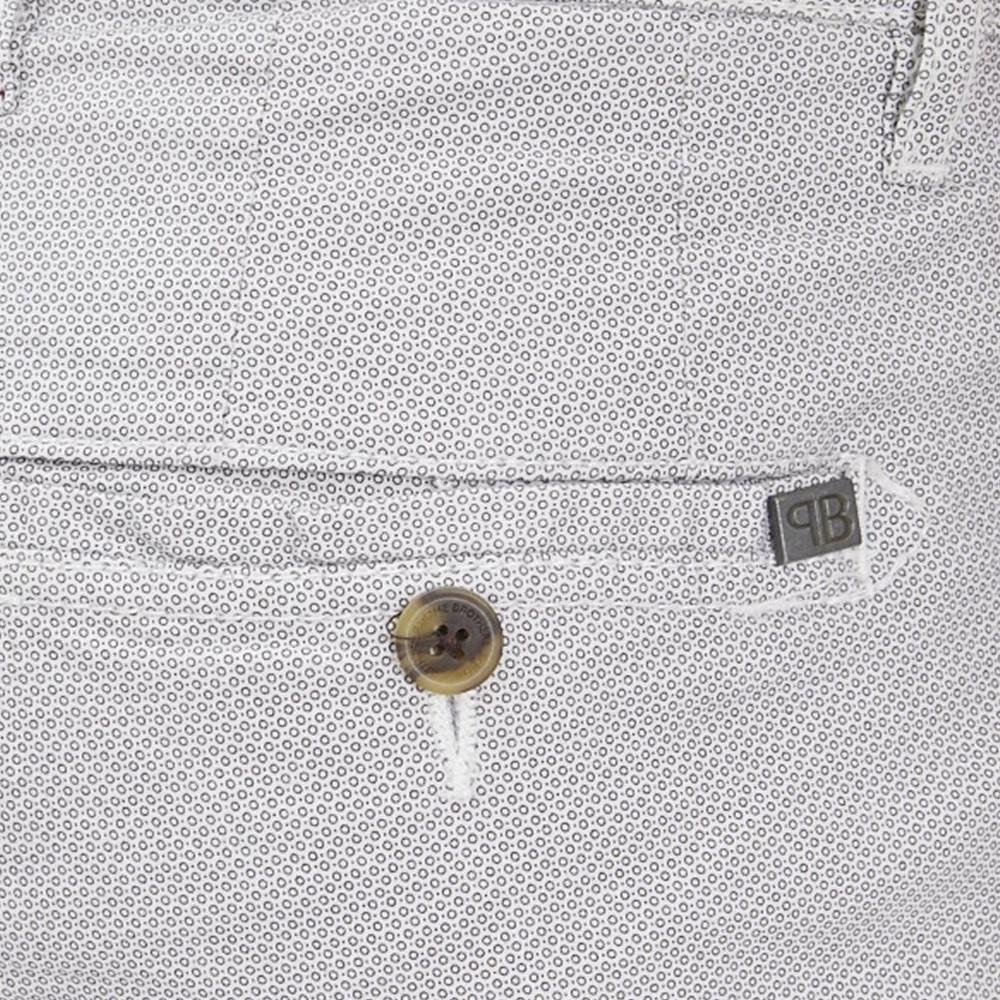Bermuda Blanc Homme Paname Brothers Chino vue 3