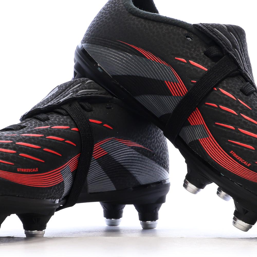 Chaussures de Foot Noires Junior Adidas Predator League FT SG vue 7
