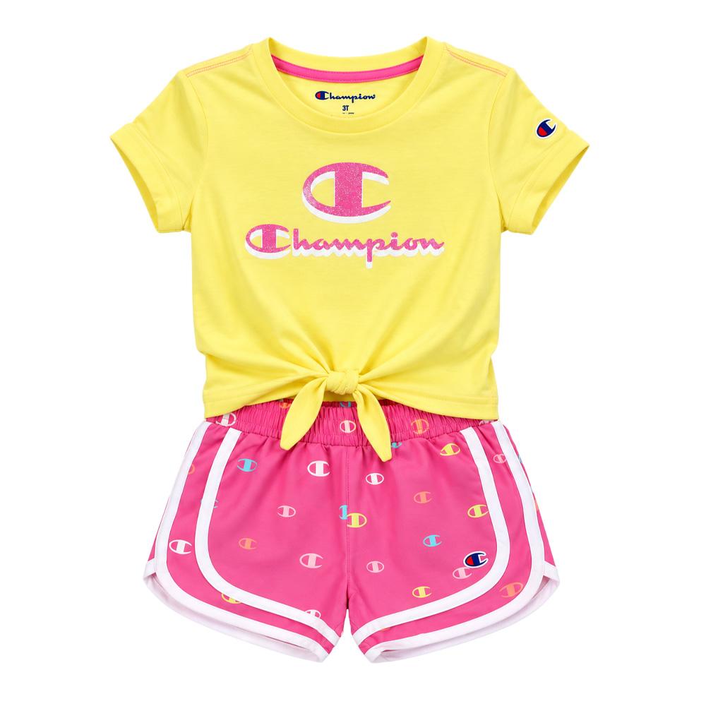 Champion Girls’ Yellow/Pink Set C414ST909 affordable