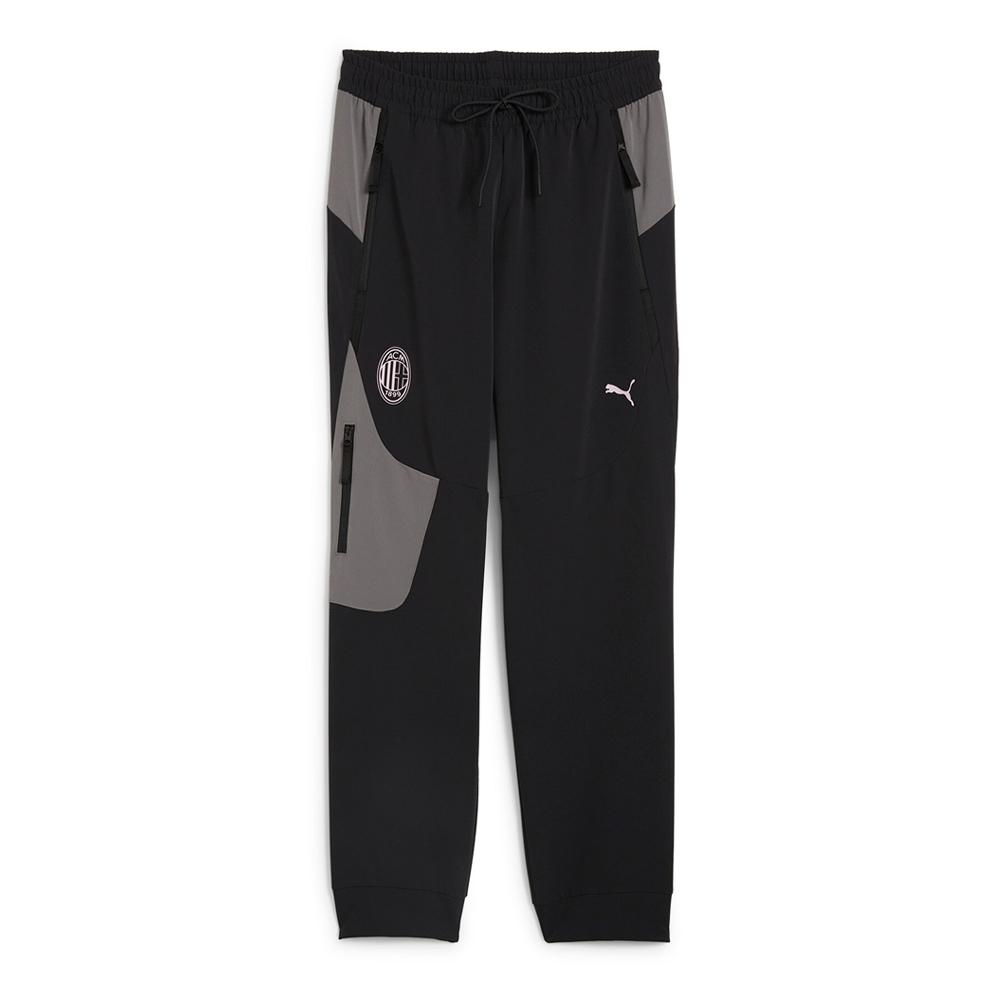 AC Milan Men's Pre-Match Track Pants Black/Grey Puma 2024/25 affordable