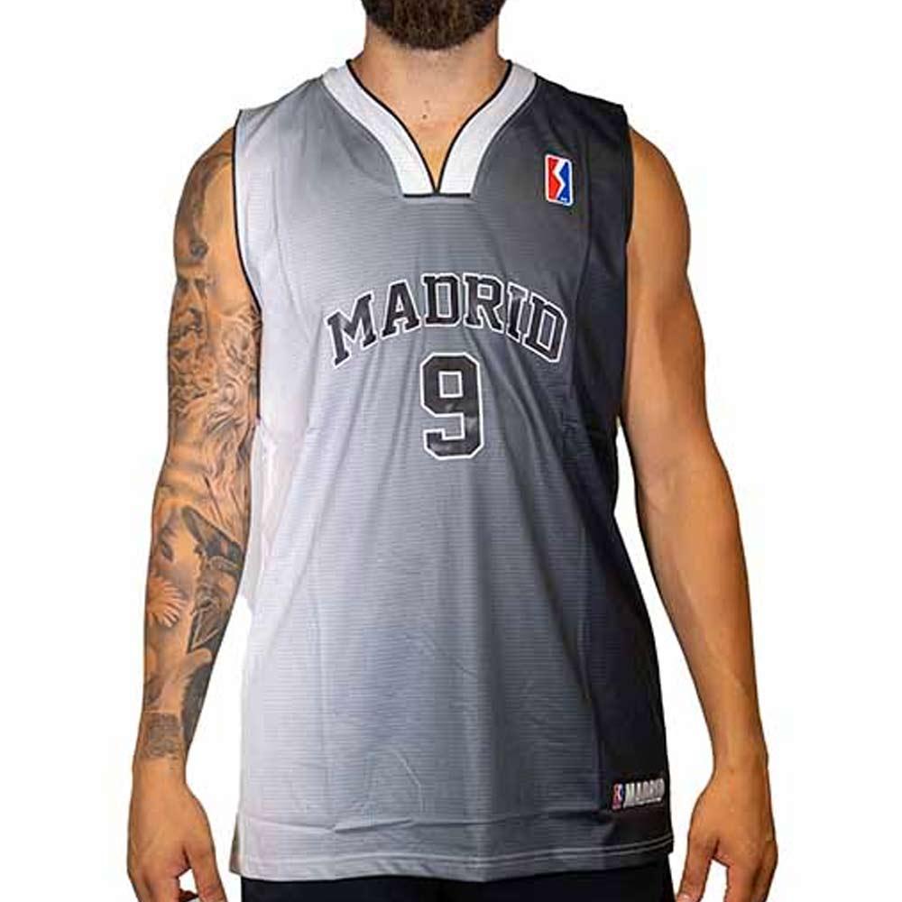 Madrid 9 Men's Grey Basketball Jersey – Sport Zone affordable