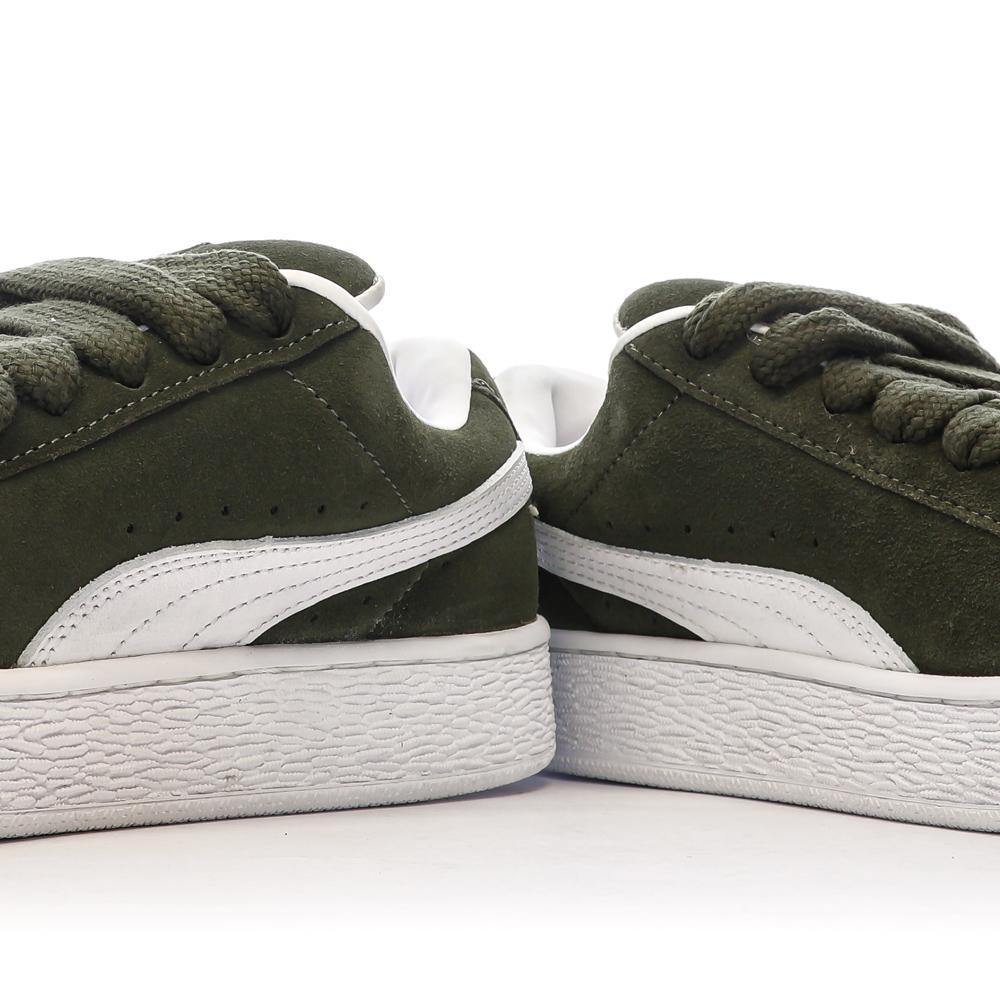 Baskets Kaki/Blanc Femme Puma Suede XL vue 7