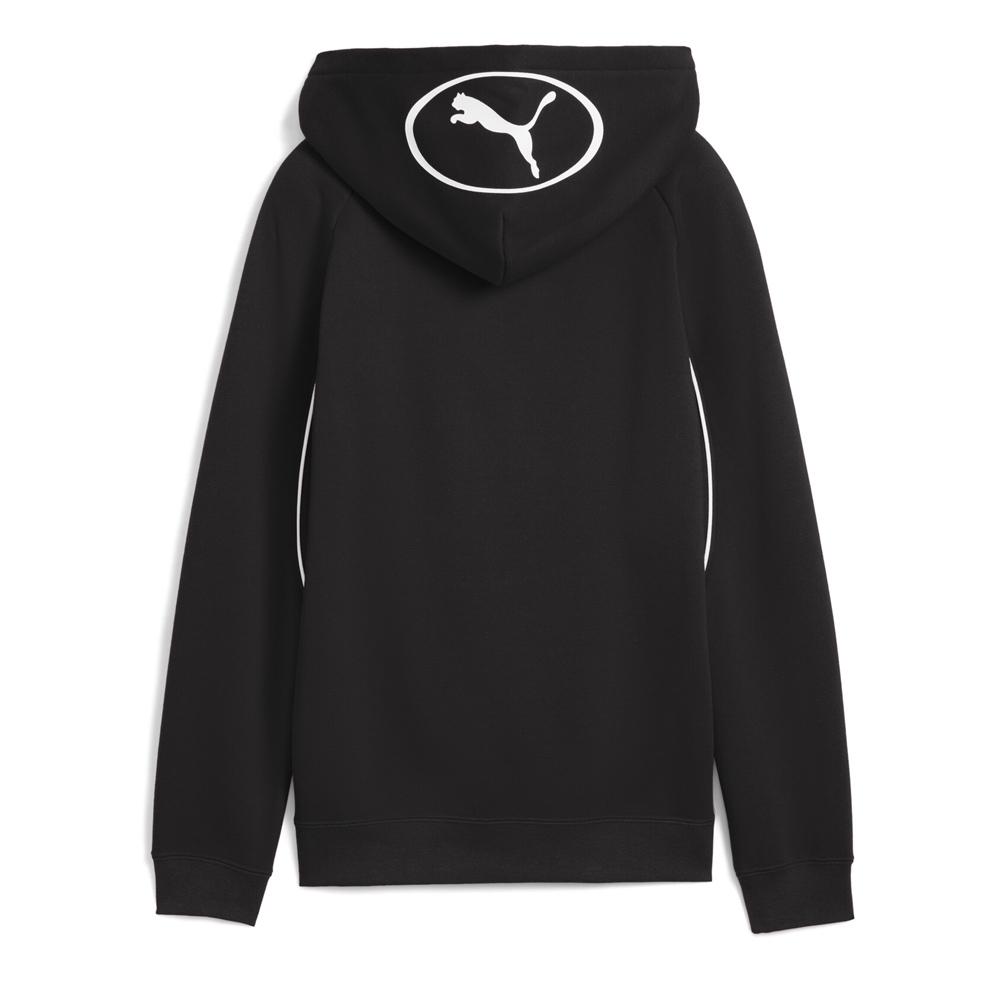 Sweatshirt mit Reißverschluss Schwarz Puma 688858 Ansicht 2