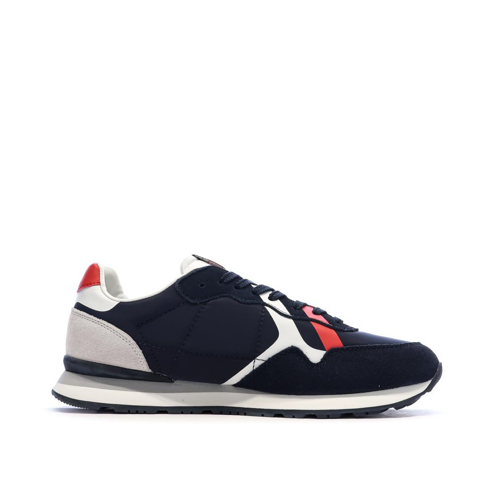 Baskets Marine/Rouge Homme Pepe jeans Brit Road M vue 2