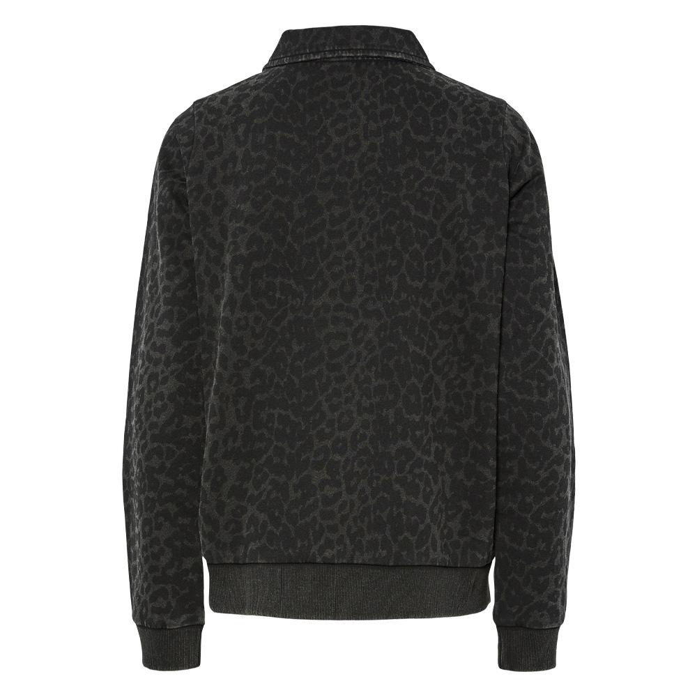 Sudadera polo de manga larga con estampado de leopardo para mujer de Pieces Jackie ver 2