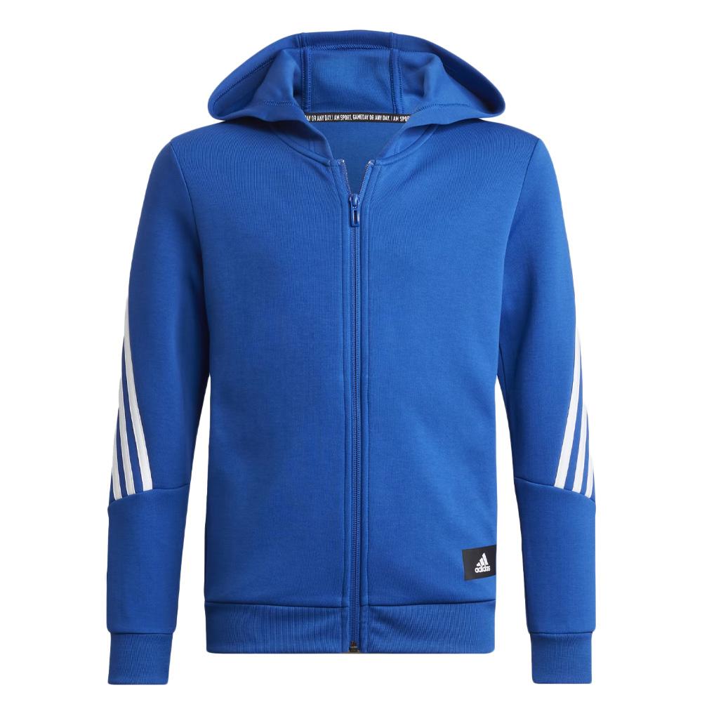 Adidas Boy's Blue Zipper Sweatshirt HN6173 günstig
