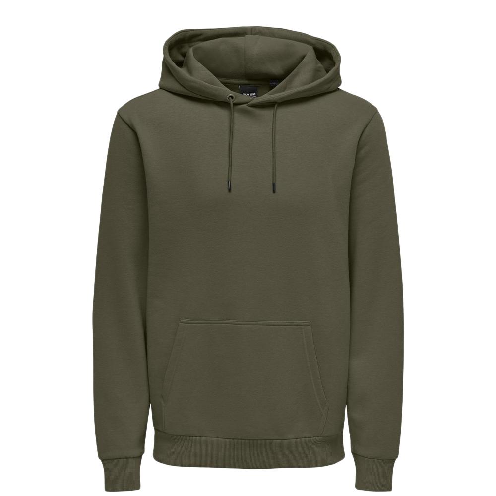 Herren Only &amp; Sons Ceres Kapuzenpullover Braun Ansicht 2