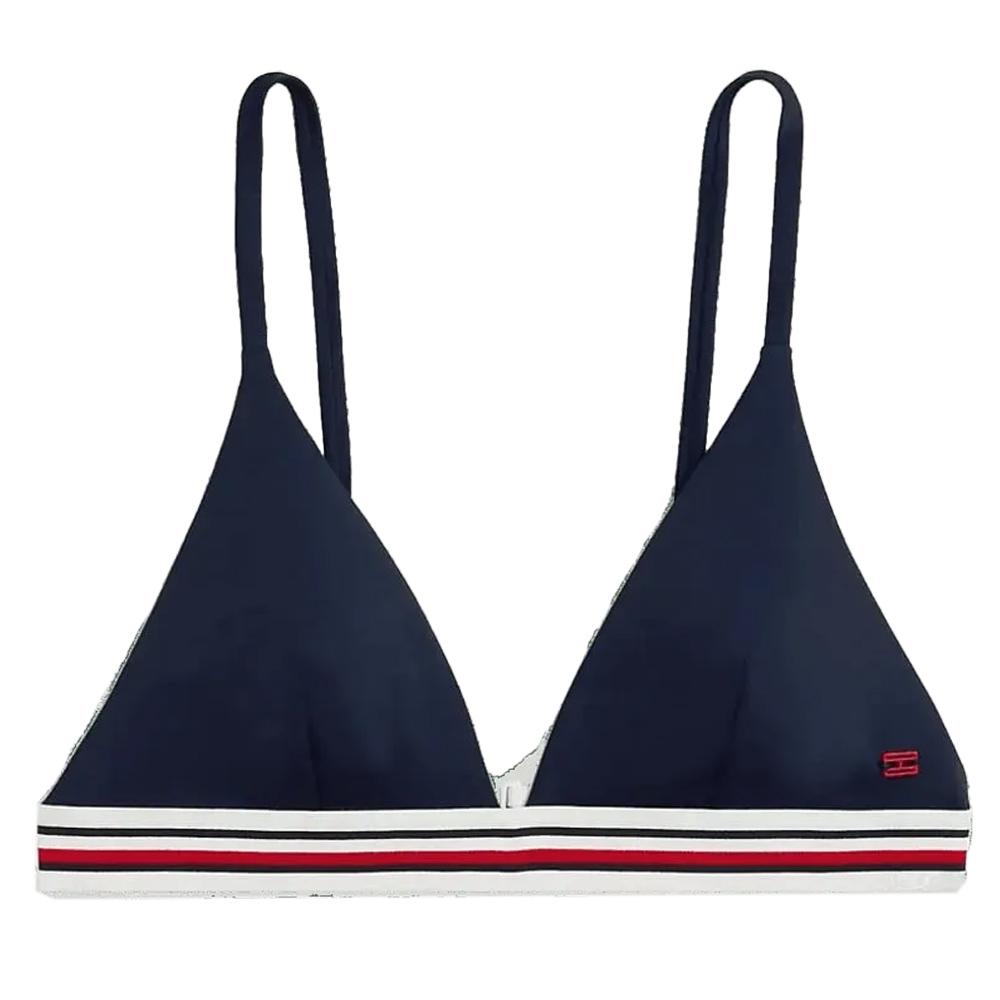 Tommy Hilfiger Damen-Bikini-Oberteil „Marine“, Triangel-Schnitt Ansicht 3