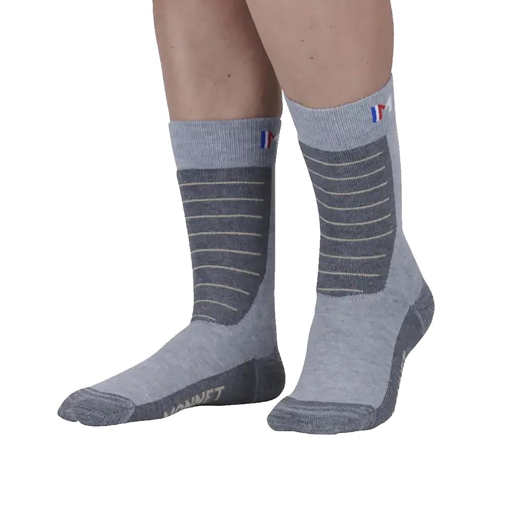 X1 Paire de Chaussettes Gris Mixte Monnet Trek Perf pas cher