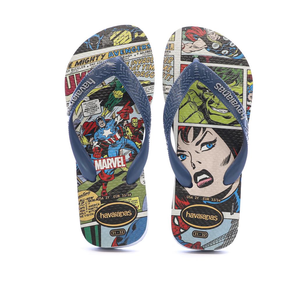 Blaue Flip-Flops Jungen Havaianas Hav Top Marvel Ansicht 3