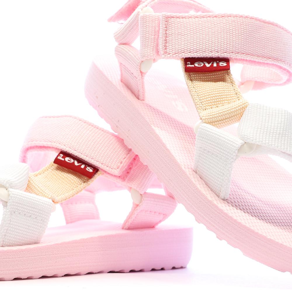 Levi's Cadys Mini Pink Sandals for Girls Photo of the Espace des Marques %store% store - view of %key%
