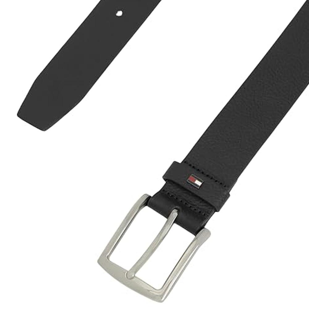 Cinturón negro para hombre Tommy Hilfiger Dentons ver 2