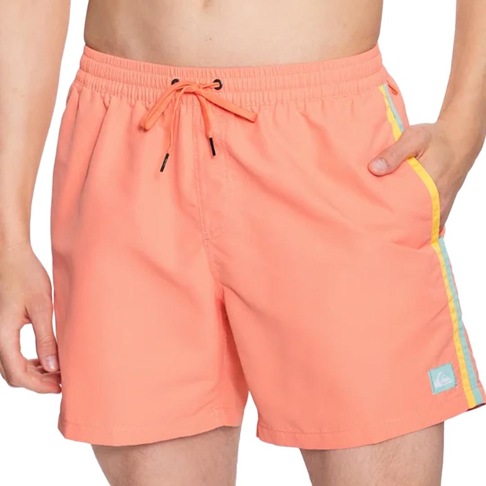 Quiksilver Beach Please 16 Men’s Orange Swim Shorts affordable