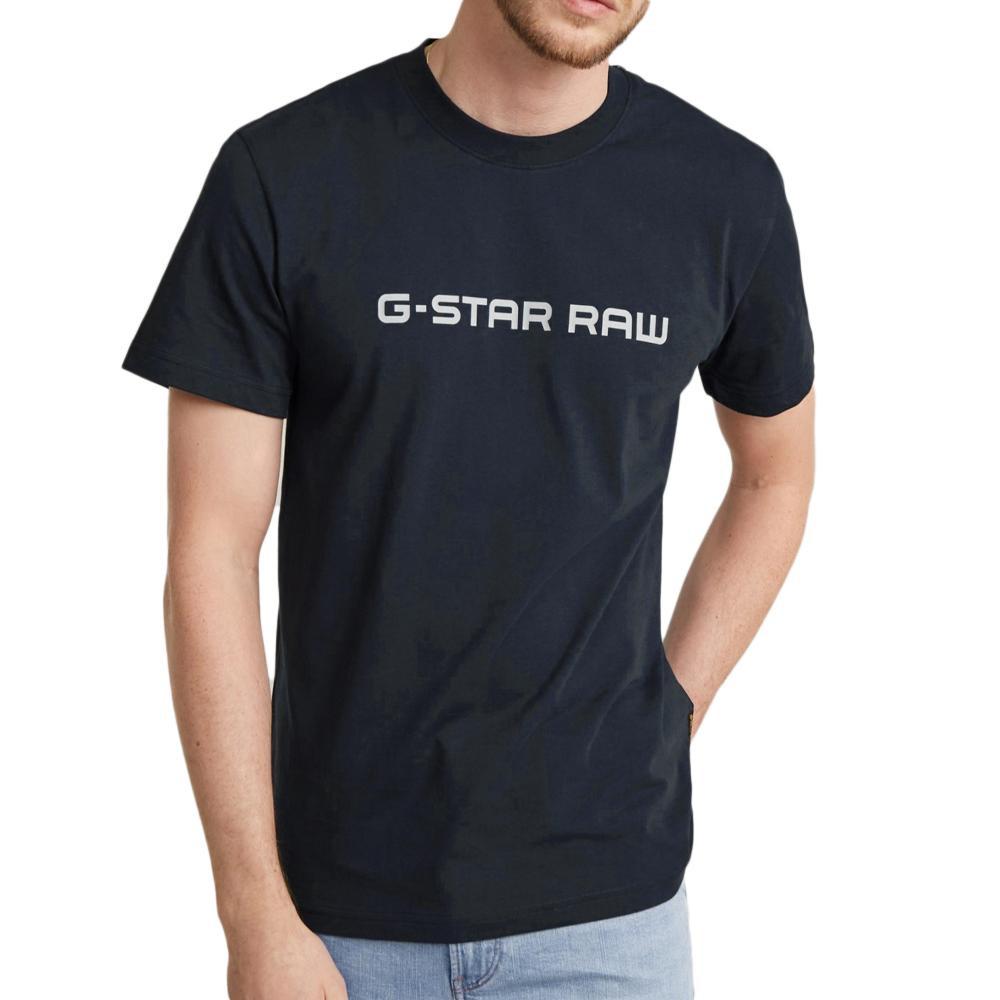 Dunkelblaues Herren-T-Shirt von G-Star Raw GD25950 günstig