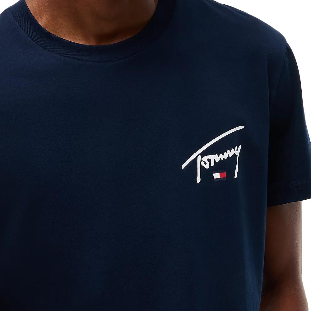 Tommy Hilfiger Signature C Men’s Navy T-shirt Photo of the Espace des Marques %store% store - view of %key%