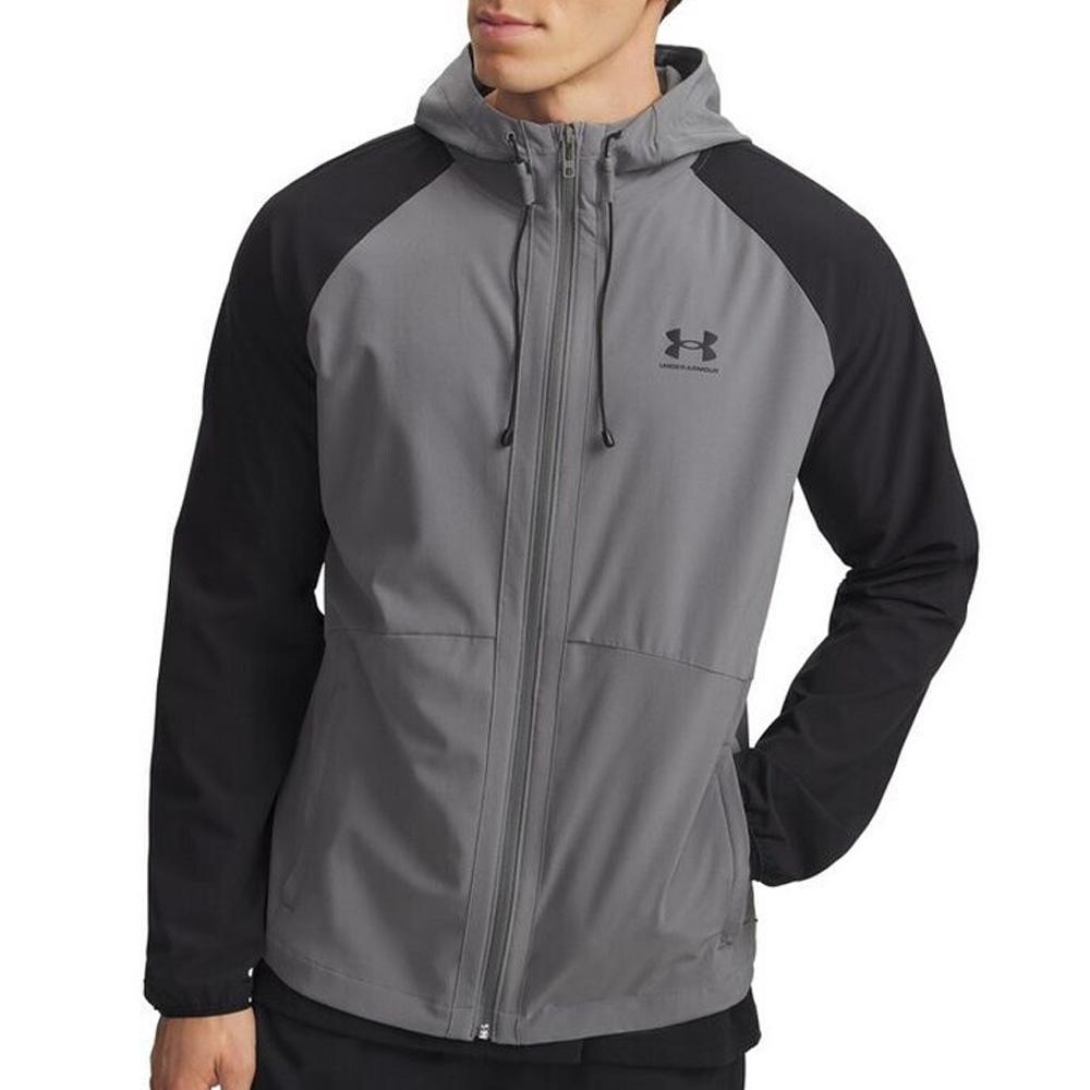 Under Armour UA Stretch Men’s Grey/Black Rain Jacket affordable