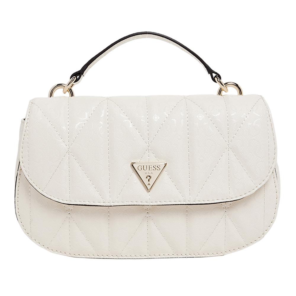 Bolso bandolera blanco para mujer Guess Aldina barato