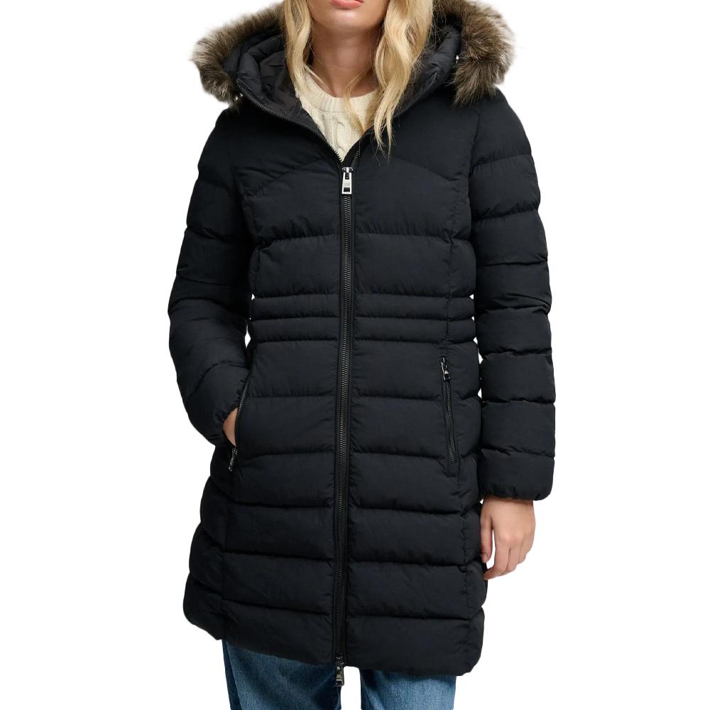Doudoune Noire Femme Superdry Hoods pas cher