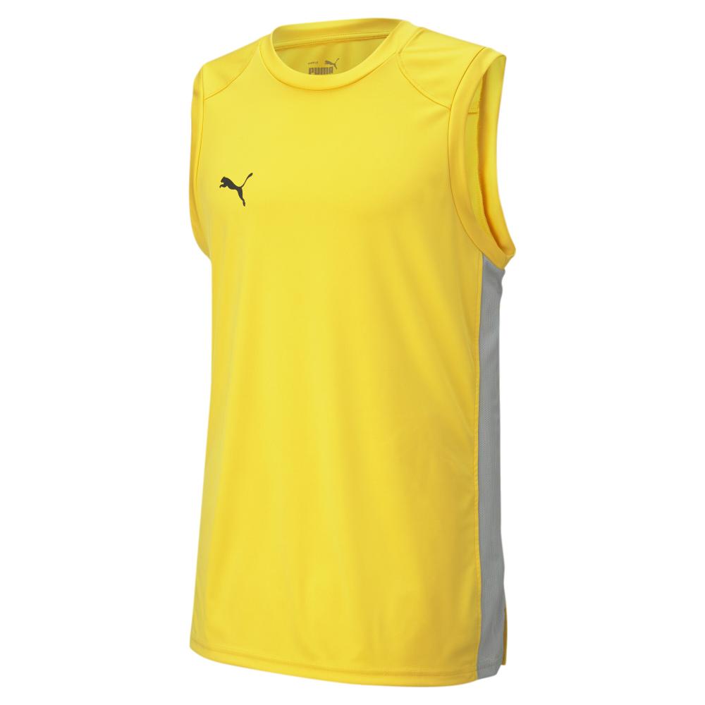 Men's Yellow Basketball Tank Puma Basketball Game Jers affordable