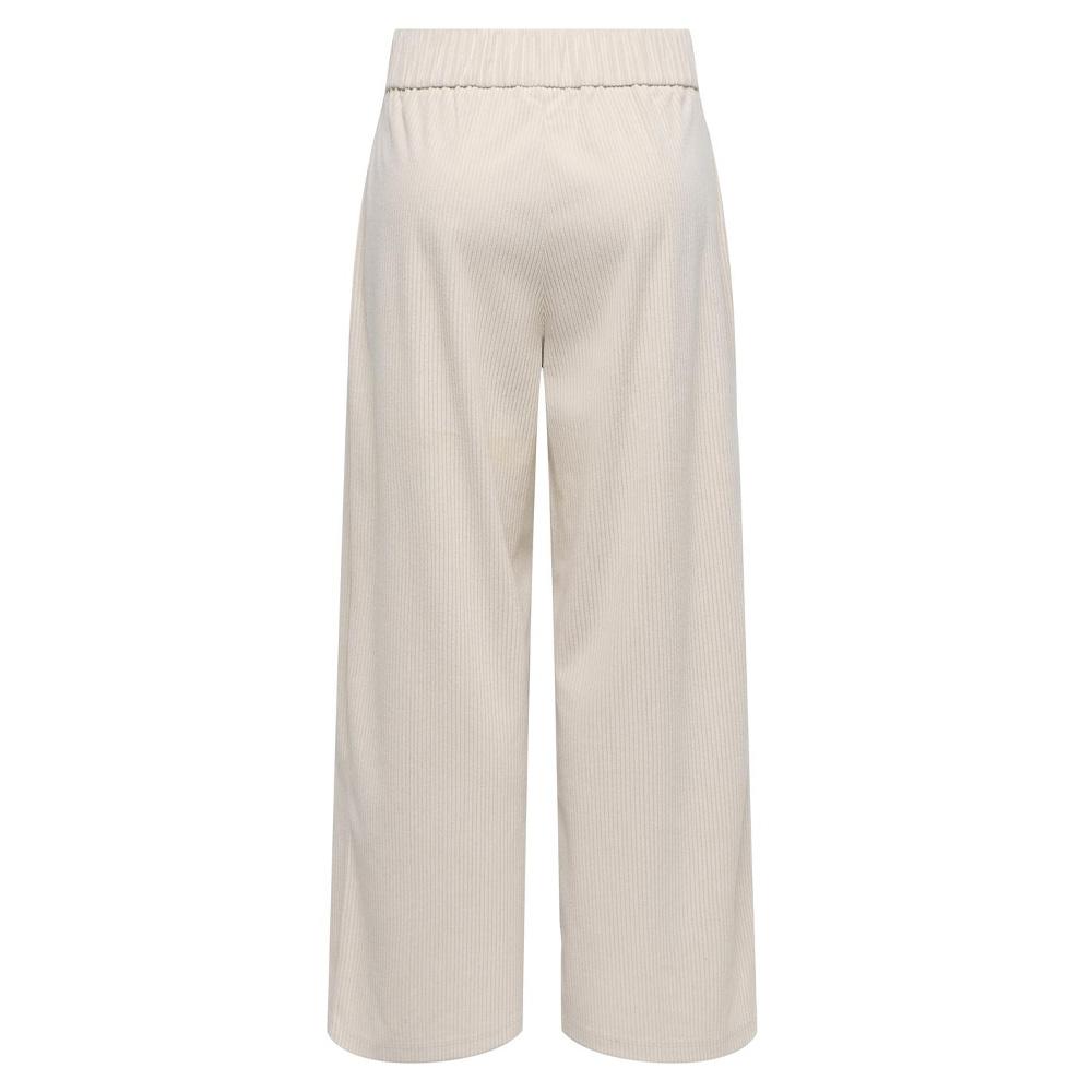 Pantalones de terciopelo beige para mujer JDY Hope Cord ver 2