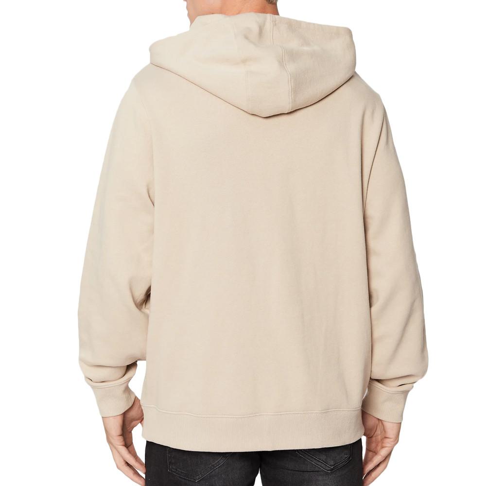 Sudadera con capucha Guess Roy Beige para hombre ver 2