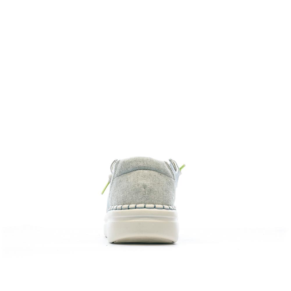 Hey Dude Wendy Rise Grey/Blue Women's Shoes Photo of the Espace des Marques %store% store - view of %key%