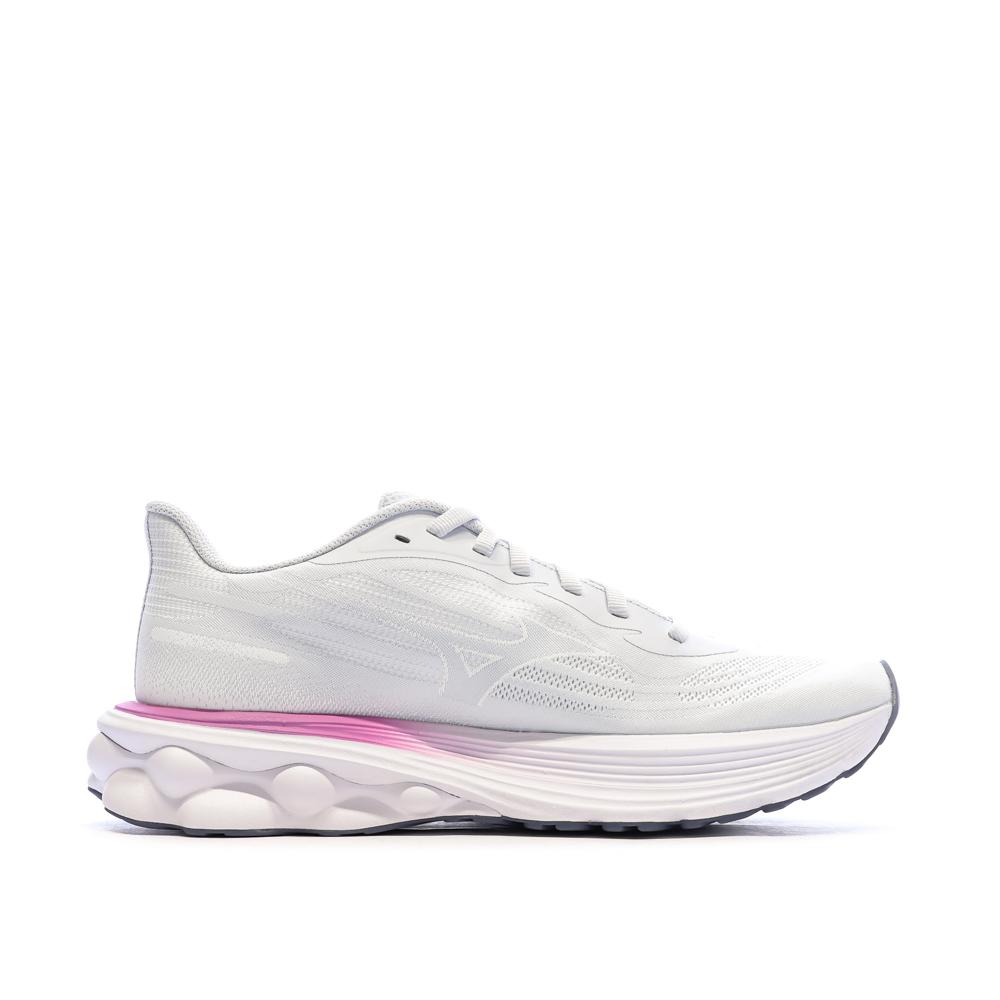 Chaussures de Running Blanches Femme Mizuno Wave Skyrise 7 vue 2