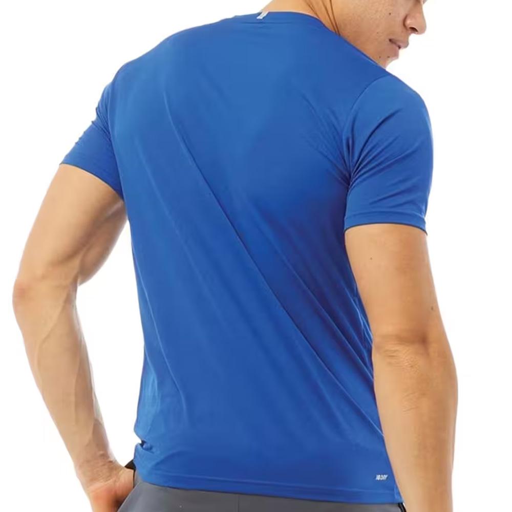 New Balance MT51801 Men’s Blue T-shirt Photo of the Espace des Marques %store% store - view of %key%