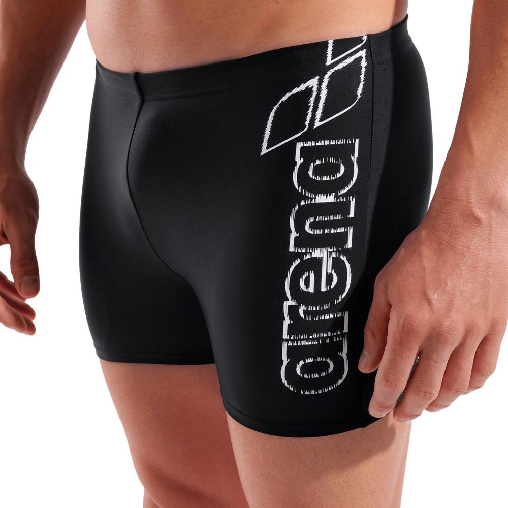 Bañador negro/blanco para hombre Arena Scratchy barato