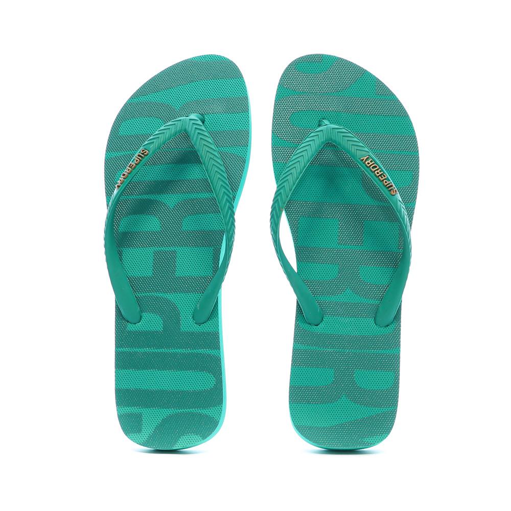 Tongs Vert Superdry Essental Flip Flop vue 3