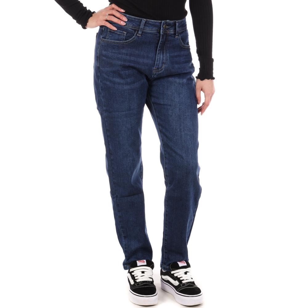Jean Droit Bleu Femme Monday Premium 1833 pas cher