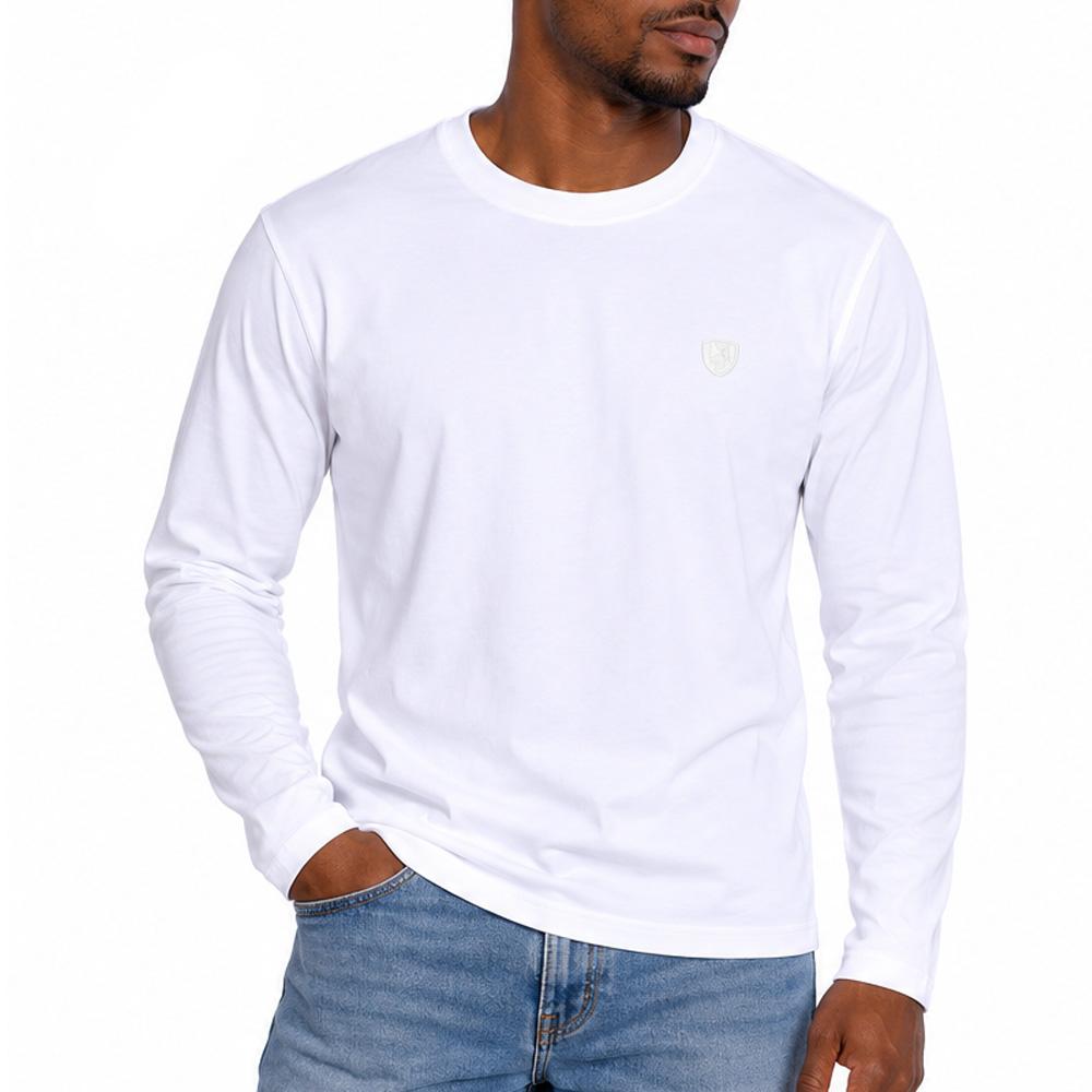 Camiseta blanca de hombre con mangas Redskins barato