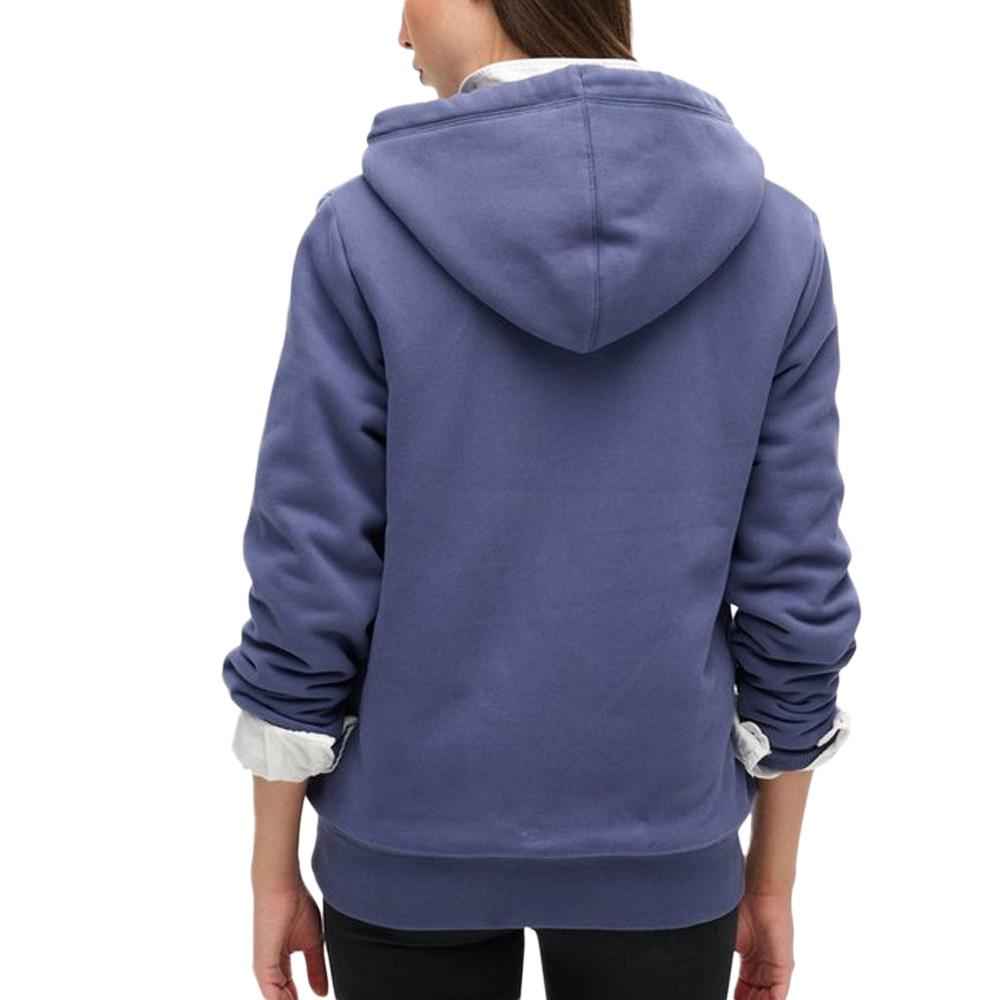 Sweat Zippé Marine Femme Superdry Borg vue 2