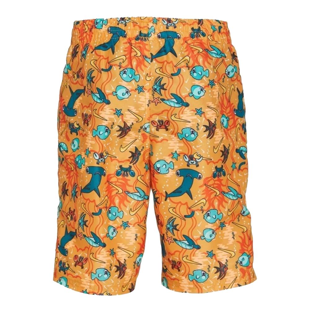 Maillot de bain Orange/Bleu Garçon Nike 6 Volley vue 2